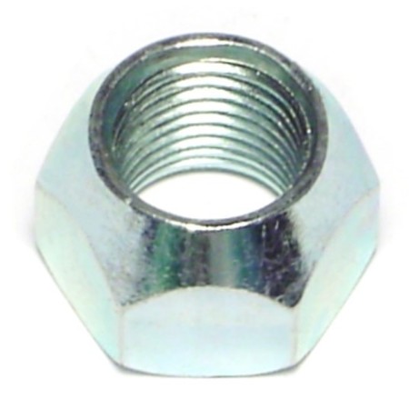 MIDWEST FASTENER 1/2"-20 x 9/16" Zinc Plated Steel Fine Thread Wheel Nuts 6PK 75483